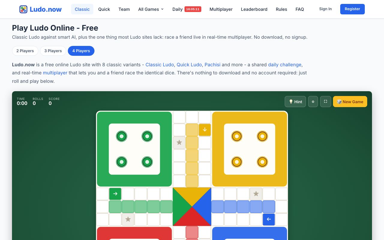 Play Ludo Online