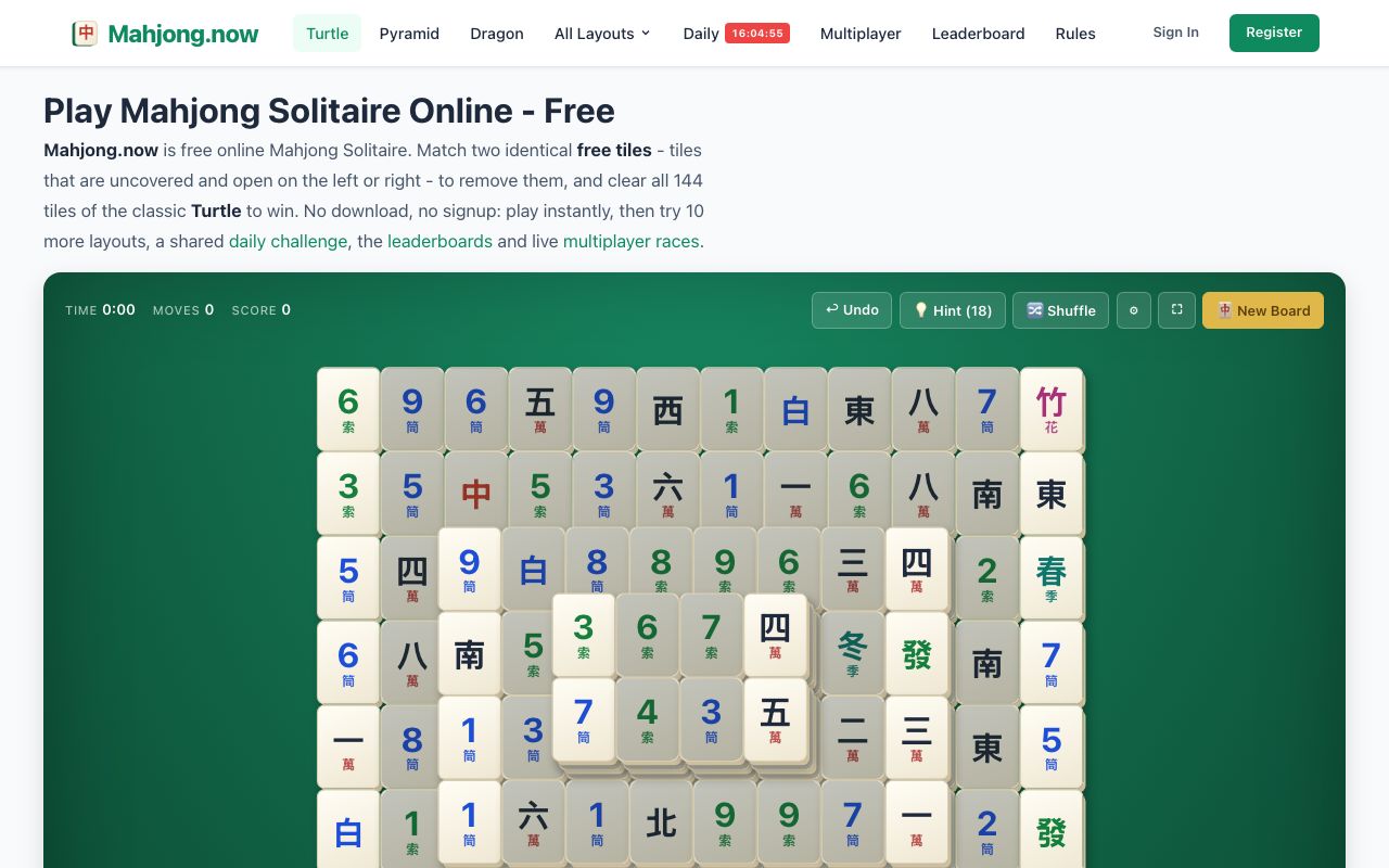 Play Mahjong Online