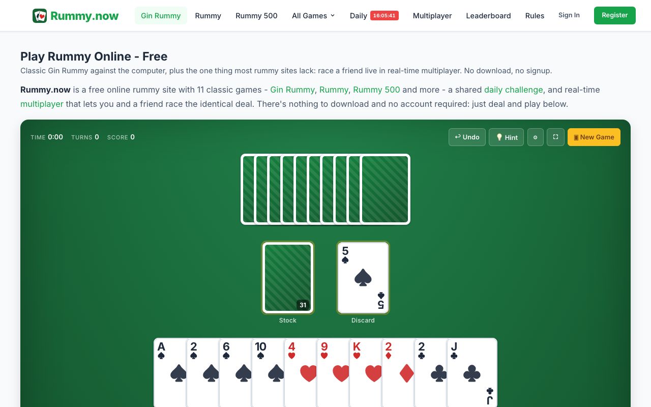 Play Rummy Online