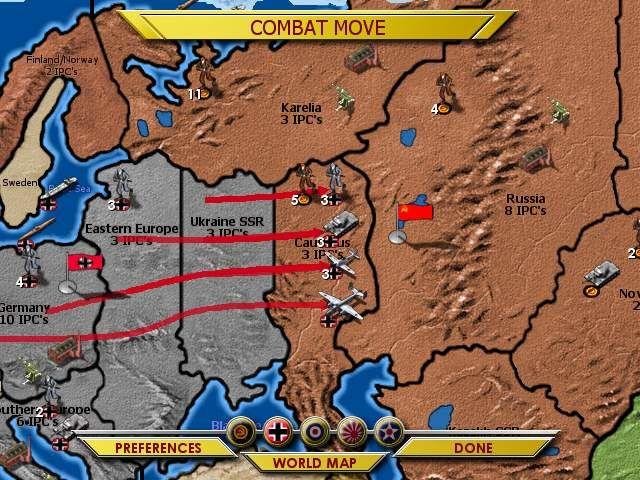 axis and allies pc game 1998