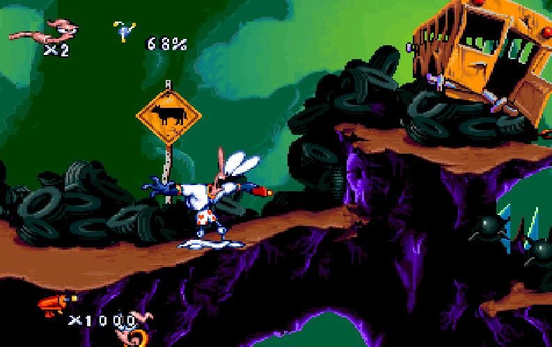 Earthworm Jim 1995 Pc Review And Full Download Old Pc Gaming