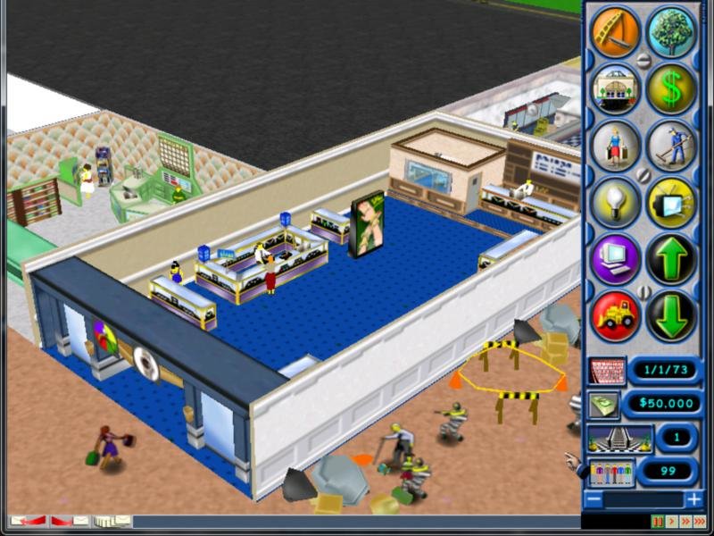 Mall Tycoon 2002 PC CD-ROM Computer Video Game Free Shipping!