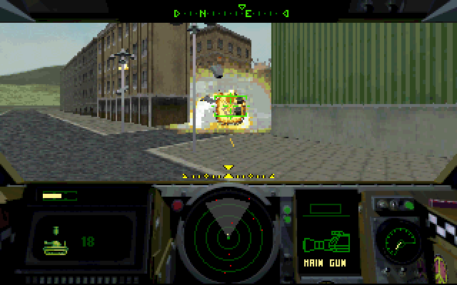 Shellshock gameplay (PC Game, 1996) 