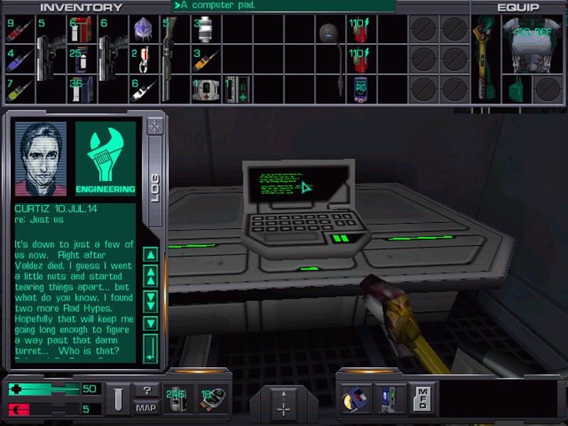 system shock 2 controls