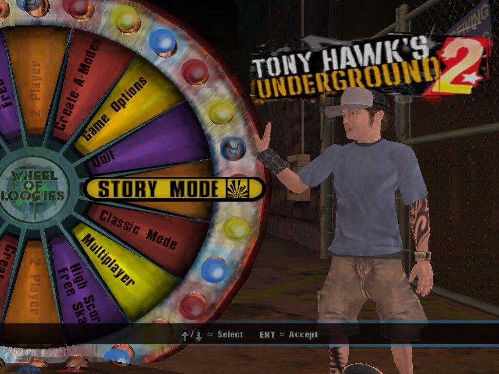 tony hawk's underground