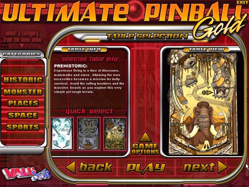 Ultimate Pinball Gold « Old PC Gaming