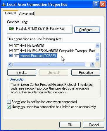 Dent Spectacle Least How to set up a LAN connection in WinXP « Old PC Gaming