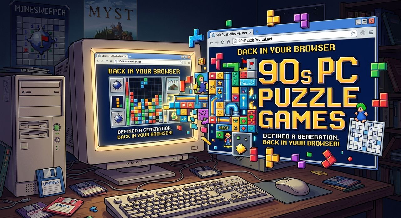The Puzzle Games That Defined 90s PCs Are Back in Your Browser