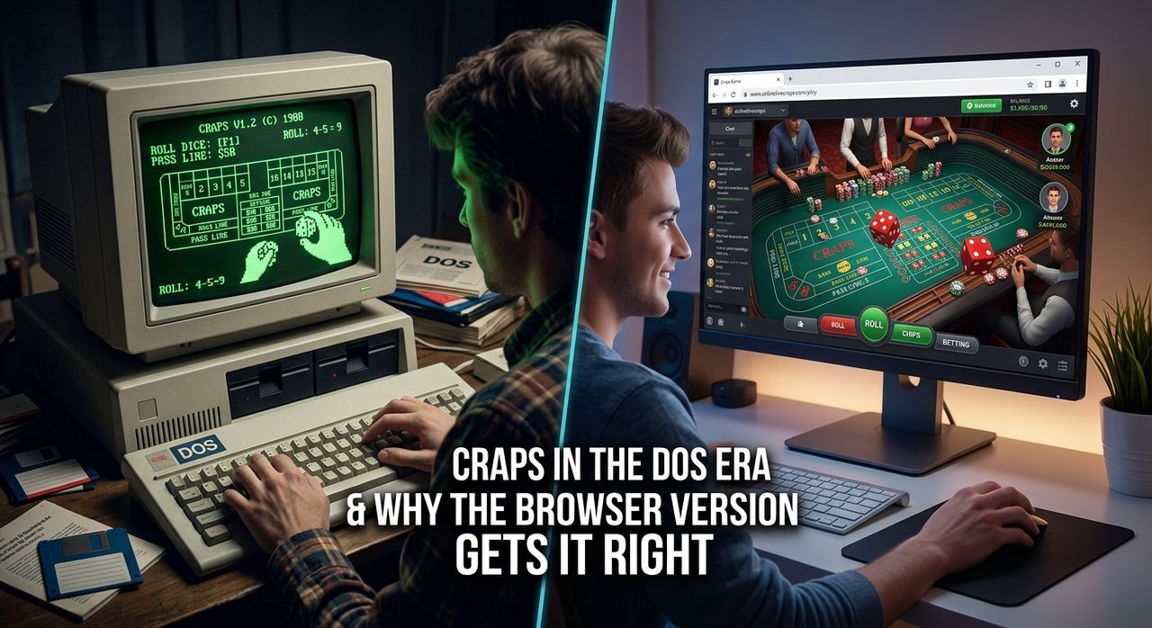 Craps in the DOS Era and Why the Browser Version Gets it Right