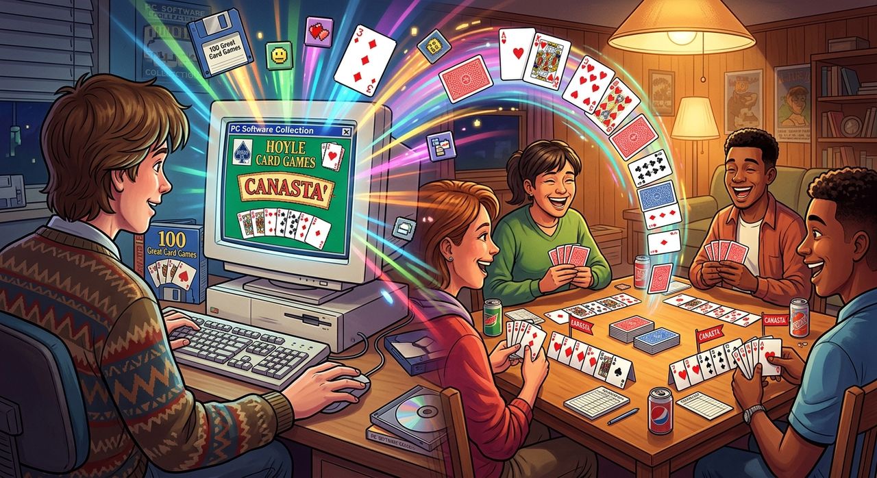 How PC Software Collections Introduced a Generation to Canasta