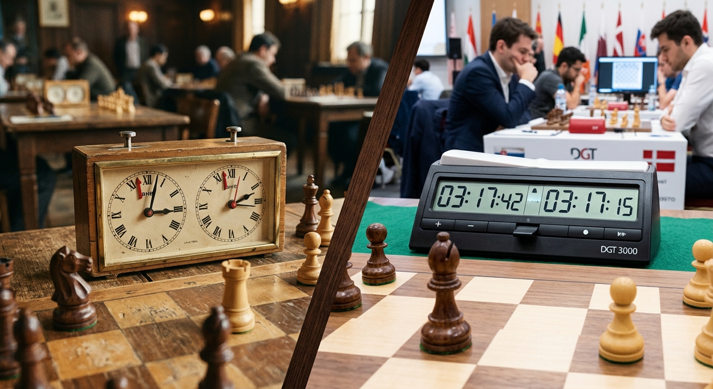 From Mechanical Chess Timers to Digital Tournament Clocks
